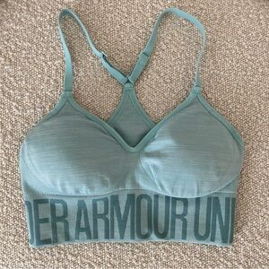 Under Armour Blue Seamless Sports Bra Size XS